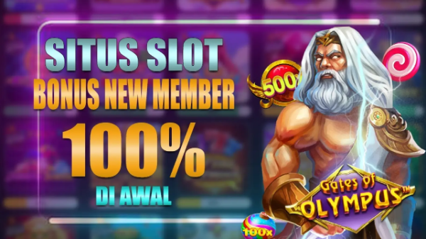 Situs Judi Slot Bonus New Member 100% Di Depan Taruhan Uang Asli